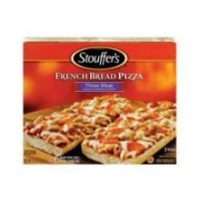 Stouffers French Bread Three Meat Pizza, 12.5 Ounce -- 10 per case.