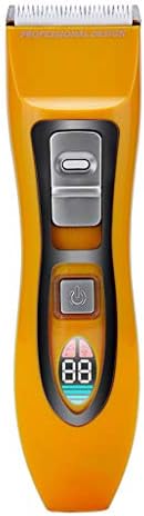 GMLFQ Hair Clipper, Hair Salon Professional Smart LCD Screen Display Home Mute Men Adult Children Electric Hair Clipper