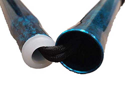 Life-Healthcare-Walking-Stick-Gel-Handled-Blue-Crackle