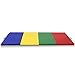 4'x8'x2 Gymnastics Mat Folding PU Panel Gym Fitness Exercise (Multicolor)