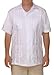 Squish Cuban Style Guayabera Shirt/White