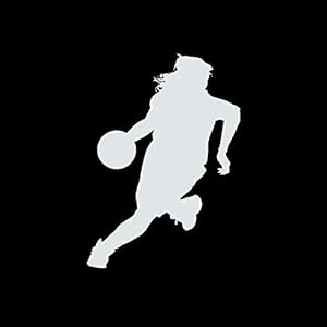 SHMAZ 10 * 14 Cm Gepersonaliseerde Auto Stickers Vrouwelijke Basketbalspelers Interessante Auto Styling Decals Zwart…