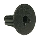 100 Pieces Black Single Coax RG6 RG59 Feed Through Wall Bushings with Knockout