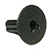 100 Pieces Black Single Coax RG6 RG59 Feed Through Wall Bushings with Knockout