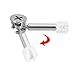 Uxcell Furniture Cam Fitting with Dowel and Pre-inserted Nut, 5-Pack
