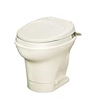 Thetford Parchment Aqua Magic V RV Toilet Hand Flush-High Profile Color 31668