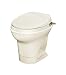 Thetford Parchment Aqua Magic V RV Toilet Hand Flush-High Profile Color 31668 primary