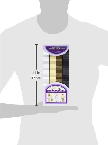 Quilled Creations Q842 Corrugated Quilling Paper, 18.5 by 10mm, Brown/Ivory/White, 32-Pack