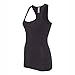 Next Level Apparel 6633 Jersey Racerback Tank - Black, Medium
