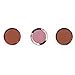 Pack of 2 Rose Gold iPad Home Button Sticker,Support Fingerprint Indentification Touch ID for iPhone se iPhone 6/6s iPhone 6 plus/6s Plus (2 Rosegold, 1 with Gold Ring, 1 with Rose Gold Ring)