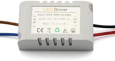 ZMW AC 85-277V to DC 18-36V 6-10x1W Led External Drive with Case for Celling Light power supply