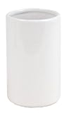 Kiera Grace Ceramic Tumbler, 4.5 by 3 Inch, White