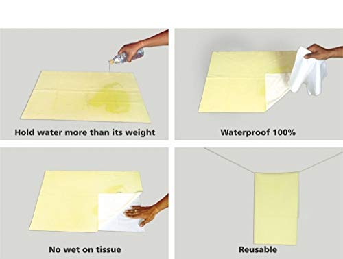 OYO-Baby-Waterproof-Mattress-Protector-Sheet-for-Toddler-Kids-and-Adults-X-Large-Yellow-200-cm-x-140-cm