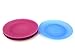 KX-WARE Everyday Plates - Unbreakable and Reusable 10-inch Plastic Dinner Plates, Set of 8 Multicolor | Microwave/Dishwasher Safe, BPA Free