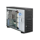 Supermicro SuperChassis 745TQ-920B Rackmount Enclosure - Rack-mountable, Tower - Black - 4U - 11 x Bay - 5 x Fan(s) Installed - 1 x 920 W - ATX, EATX Motherboard Supported - 3 x External 5.25