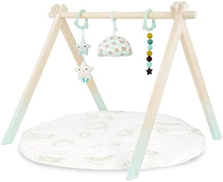 B. toys – Wooden Baby Play Gym 