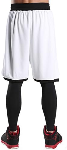 JEASS Basketball Shorts For Men Workout Shorts With Pockets Mesh Lining