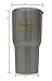 SoArtic Stainless Steel Tumbler 30 oz - Double Wall Insulated Tumbler BPA Free With Splash Proof Clear Lid - Ultimate Large Coffee Mug / Travel Mug for Hot & Cold Drinks