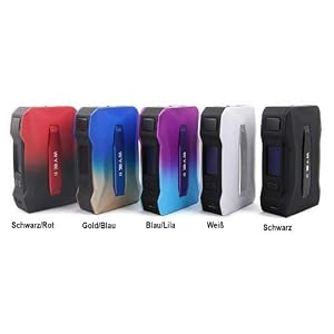 Tesla WYE 2 215w Akkuträger Box Mod Farbe Gold/Blau