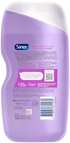 Derma Therapy Óleo Anti-Irritativo e Anti-Comichão para Banho, 6 x 425ml| Óleo de duche para pele com comichão | Para pele propensa a eczema atópico | Complexo de Aminoácidos com Ómega-3