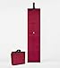Hair Extension Storage Case - Luxurious, Satin-Lined Portable Holder Keeps Clip-In, Tape-In, Human & Synthetic Hair Smooth and Tangle-Free - Perfect for Travel, Easy to Hang or Carry in Your Bag