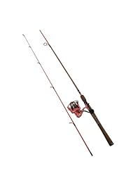 Shakespeare frlssc66 m6 Lady Fearless Spin Cast caña de pescar y carrete Combo (2 piezas), mediano 6 '6"