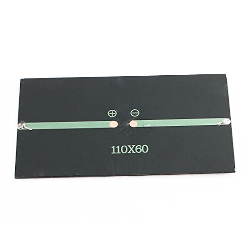 uxcell DC 6V 1W Rectangle Energy Saving Solar Cell Panel Module for Charger