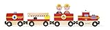 Janod Story Train Firefighter Train