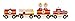 Janod Story Train Firefighter Train
