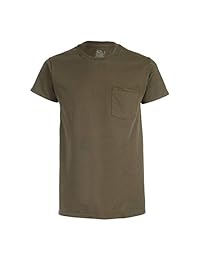 Fruit of the Loom - Camisetas de bolsillo para hombre, 5 unidades, colores surtidos Tallas: M-XL.