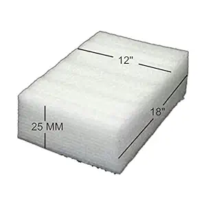 RAJCHAIR P E Foam Sheet 18X12 Inches (25MM)