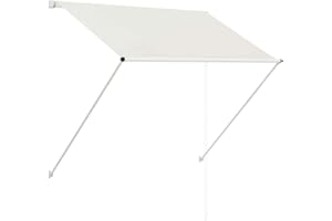 vidaXL Retractable Awning 39.4x59.1 Cream