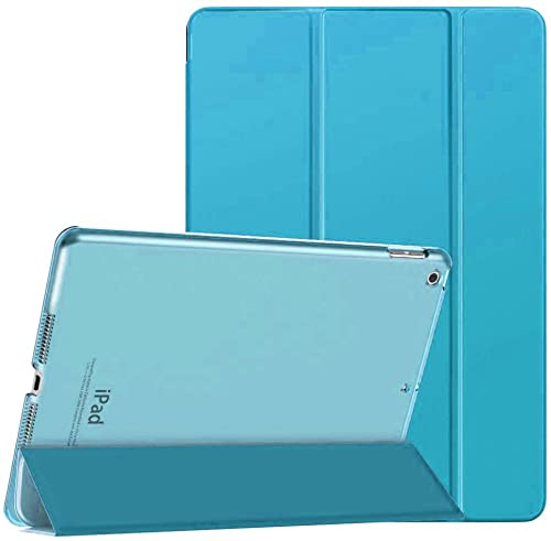 For Apple iPad 4/3/2 (Older generations) Smart case Magnetic Stand cover with Wake/Sleep (Turquoise)
