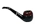 Gentlemen's Real Smoking Pipe Tobacco Half Bent Billiard Stem Costume Prop
