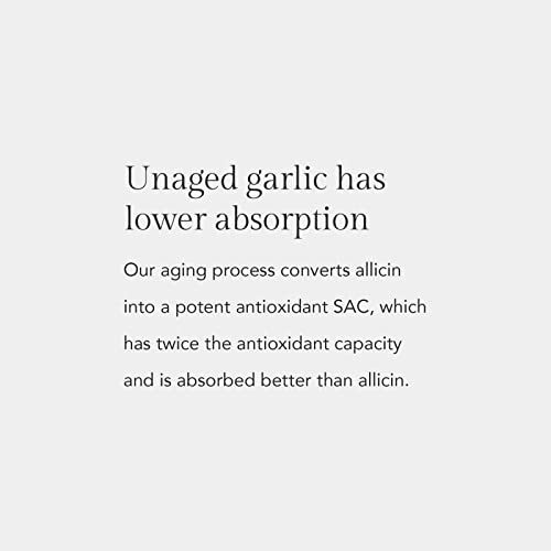 Aged Black Garlic Capsules Garlic Pills Less Odor 60 Capsules