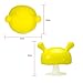 Safety 1st featuring Mombella Mimi Mushroom Teether, Yellow, Small