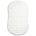BaeBae Bassinet Fitted Sheet for Halo, Mika Micky, Maxi COSI & Others - 4 Pack 100% Jersey Knit Cotton - Standard Size Oval or Rectangular Pads for Boys & Girls