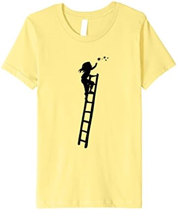 Kids Girls' Ladder to the Stars t-shirt 10 Lemon