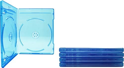 Amazon Com 5 Empty Standard Double Blue Replacement Boxes Cases For Blu Ray Disc Movies Br2r12bl Electronics