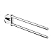 hansgrohe Dual Towel_Bar Upgrade 2-inch Modern Towel_Bar in Chrome, 40512000