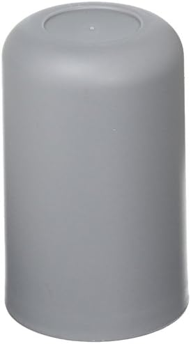 EVIDECO Vanity Bathroom Soft Touch Design Tumbler, Gray