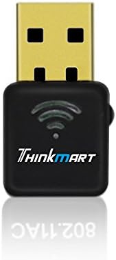 Thinkmart Mini 600Mbps Dual Band Wireless USB WiFi Adapter, 802.11ac 5GHz Network Card for Desktop Laptop Windows XP to Win10, Mac 10.4-10.12