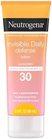 neutrogena invisible daily defense sunscreen