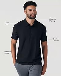 True Classic Active Polo Shirts for Men, Premium