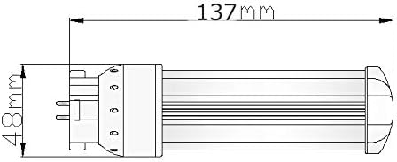 Fdl27ex代替品 12w消費電力 Gx10q口金通用形 360度発光 高輝度1560lm 長寿命h 二年保証 ビューティー Fdl27 Fdl27ex L Led蛍光灯 B01ewrpi1w Ledツイン蛍光灯 ジュエリー 省エネ 電源内蔵 グロー式工事不要 Fdl27exl 電球色3000k Led蛍光灯 新作製品 世界