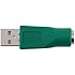 PS/2 Female to USB Male Adapter