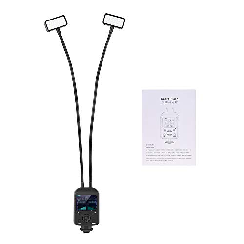 Andoer Lampe Flash GN15 à Flash Macro Speedlite avec Flexible en Métal à Angle Réglable pour Canon Nikon Panasonic…