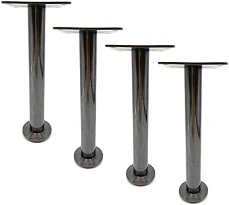 4本セット 家具脚 調節可能 テーブル脚 ステンレス鋼 キャビネット脚 ラウンド 継ぎ足