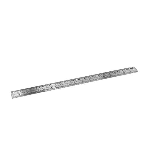 Tulead Stainless Steel Rulers Kit Dual Metric Ruler 6",8",12",16" Engineering Ruler for School,Office,Architecture