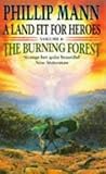 Front cover for the book The Burning Forest by Phillip Mann